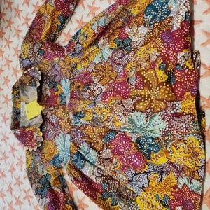 Kika Vargas for Target Printed Collared Baby Doll Dress Limited Edition Small